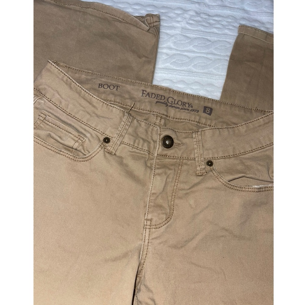 Women’s Faded Glory Khaki Colored Jeans